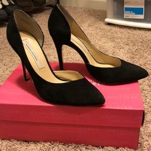 Kristin Cavallari Copertina Black Suede Pump